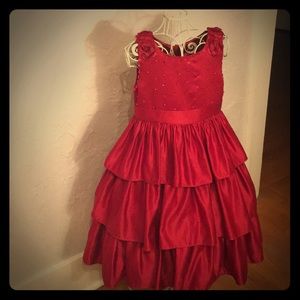 Cinderella girls valentines/daddy date dress, 6